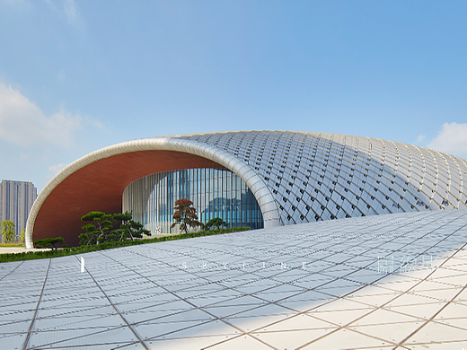 杭州奥体中心游泳馆|蔚线影点线影建筑空间地产摄影