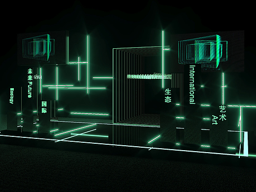 美陈的常见的空间构成-肆墨设计