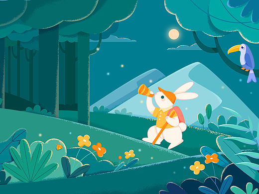 Return Rabbit品牌插画