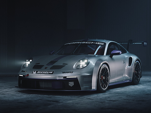 汽车渲染-Porsche 911 GT3 Cup CGI