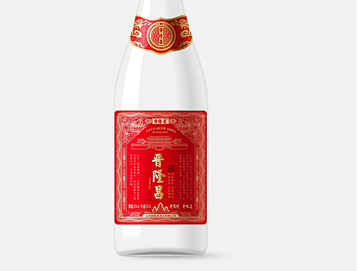 光瓶白酒包装设计