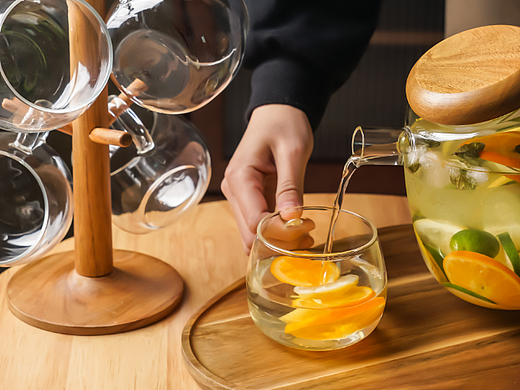 产品摄影|日式玻璃水具套装