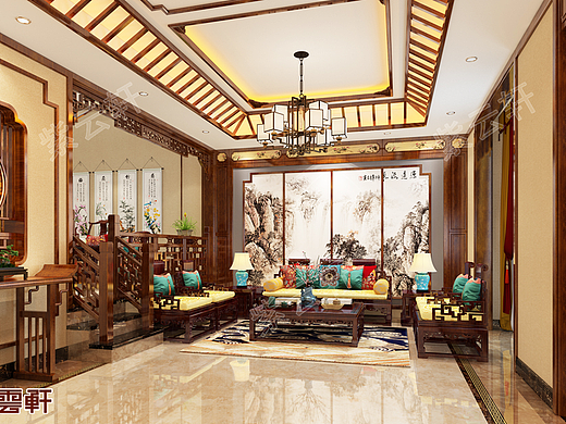 河北家庭中式简约装修古典造型凸显文化涵养