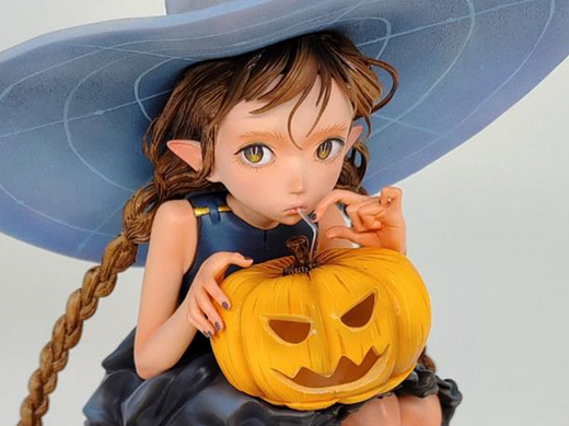 小魔女 嘬魔法南瓜