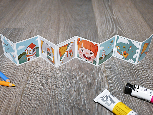 《风筝》mini绘本作品