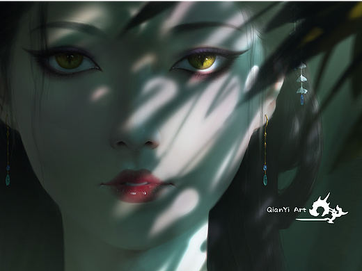 绘画过程记录-林间2