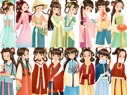 古风少女的二十四节气