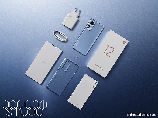 小米手机 Xiaomi 12 pro 静物开箱图拍摄  