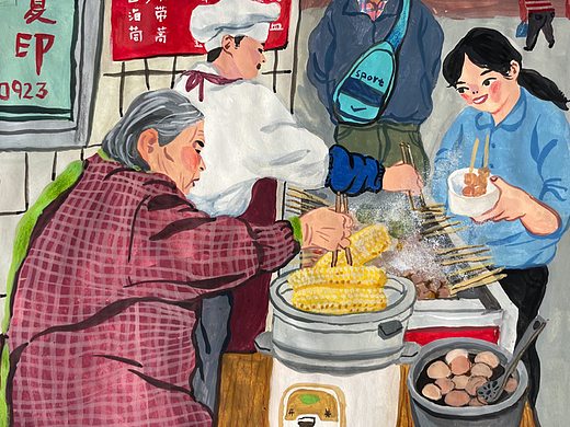 速写人间烟火# 生活里的点滴都值得记录