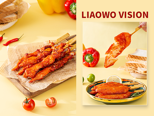 餐食饮品 | 油炸食品 x 美食拍摄 LIAOWO VISION