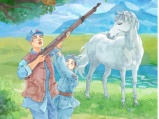 《赤色小子》插圖（個(gè)人主頁-ZNDY0NjI1MjA=） - 兒童插畫 - 站酷設(shè)計(jì)師沐染a原創(chuàng)素材 - 站酷ZCOOL