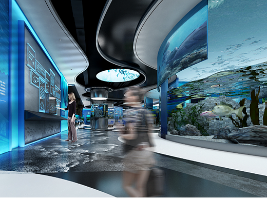 现代淡水水族馆+文创