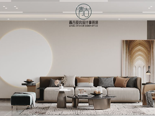 青古室内设计事务所-现代-156㎡-无主灯-轻奢