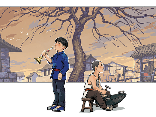 红军故事绘本《补军号》