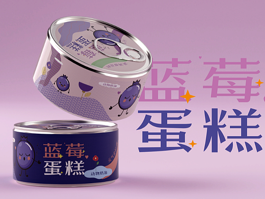 蓝莓蛋糕——产品包装设计方案