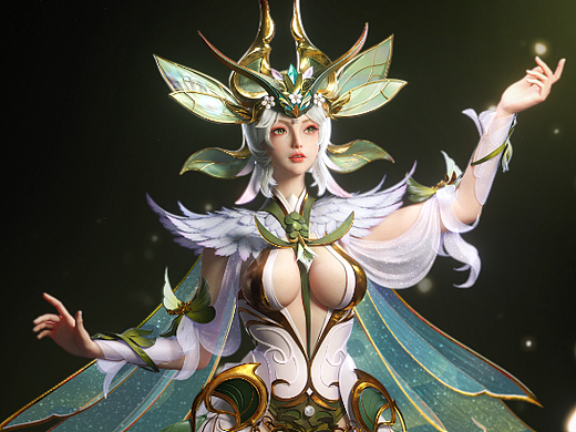 【翼次方CG】角色建模丨精灵女王~