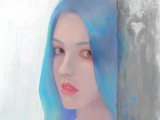 人像厚涂/厚涂绘画