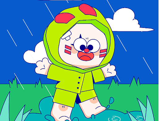 仔仔兔 吉祥物IP设计 天气主题设计