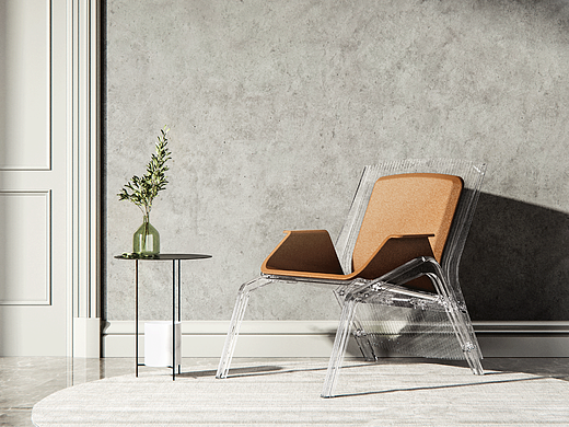 左下亚克力休闲沙发椅 ╳ PINJE DESIGN