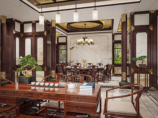中式别墅-效果表现