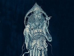 非遗蜡染十二生肖守护神系列/神龙
