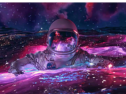 星空里的宇航员  rs 和 oc的对比尝试
