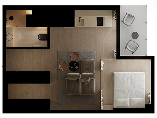 單身公寓篇——關(guān)於杭州的回憶（個(gè)人主頁-ZNjYyNzgzMjA=） - 家裝設(shè)計(jì) - 站酷設(shè)計(jì)師做豬要低調(diào)原創(chuàng)素材 - 站酷ZCOOL