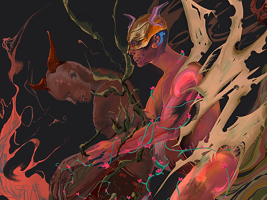 MAOS毛婷 新派绘画｜Serfaico MAOS（个人主页-ZNjcxMDQ5NTI=） - 新锐潮流插画 - 站酷设计师MAOS毛婷原创素材 - 站酷ZCOOL