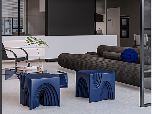 160㎡ 极简黑白灰，凡而不俗，构筑自由