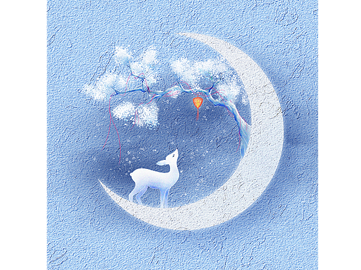 踏月（个人主页-ZNjEzNTk4MTI=） - 创作习作 - 站酷设计师华枝L原创素材 - 站酷ZCOOL