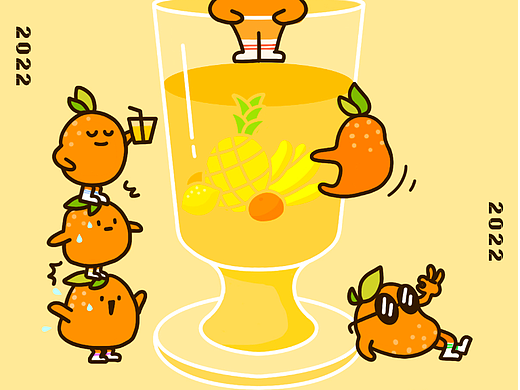 水果插画海报