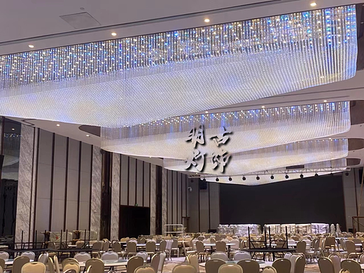 宴会厅大型工程水晶灯定制