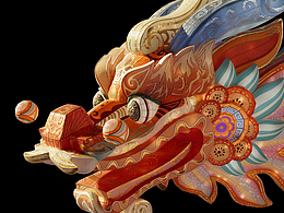 【美团年货一条龙】花灯建模&渲染