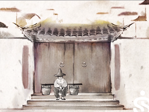 《稠州银行-换糖人》国画风手绘MG动画