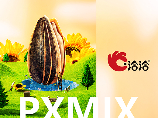 零食摄影丨洽洽 瓜子 x 光影集 PXMIX