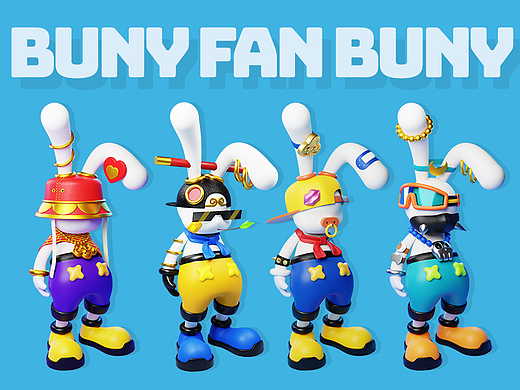 BUNY FAN BUNY兔迷兔西游记系列