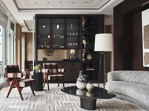 家装设计案例鉴赏——经典当代轻奢风公寓