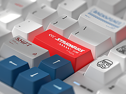 近期渲染練習(xí)，鍵盤鍵帽。