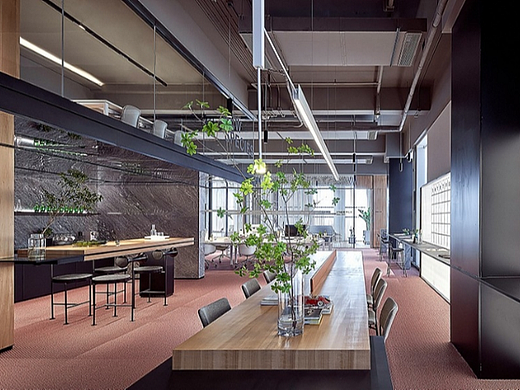 现代开放式办公室