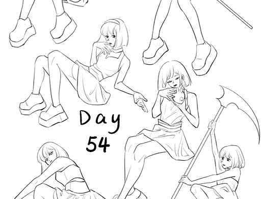 DAY54@速写班长3速写60天挑战赛