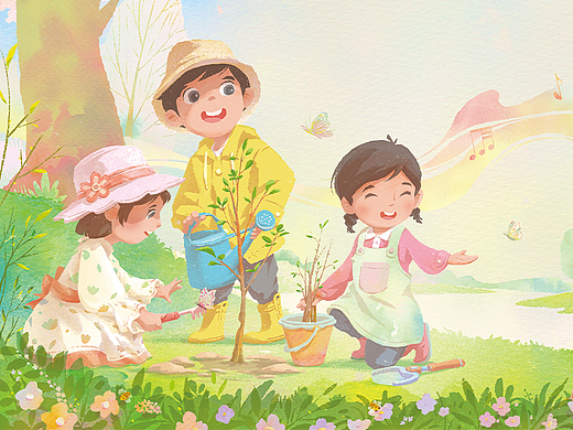 《幼儿园》杂志配图