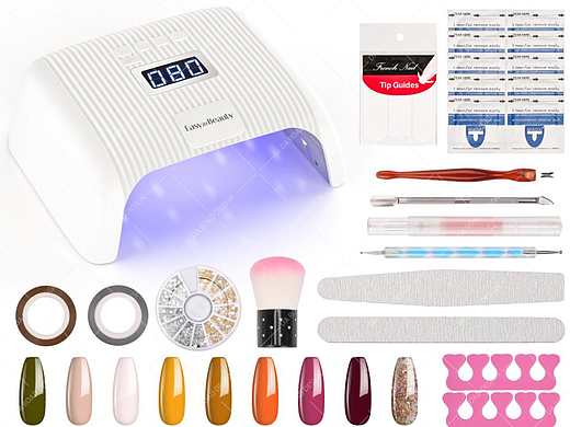 美甲套裝 美甲工具 亞馬遜主圖 A+ 美工設(shè)計(jì)（個(gè)人主頁(yè)-ZNjA1MzI2MTI=） - 產(chǎn)品攝影 - 站酷設(shè)計(jì)師KAIDUO原創(chuàng)素材 - 站酷ZCOOL