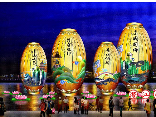 2023年迎春彩灯设计图分享