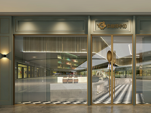 澳吉利牛排（個(gè)人主頁-ZNjI0MTk0OTI=） - 商業(yè)空間設(shè)計(jì) - 站酷設(shè)計(jì)師鴨渣渣原創(chuàng)素材 - 站酷ZCOOL