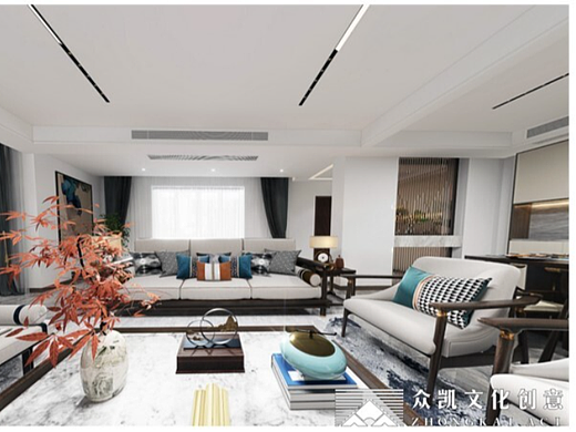 众凯文化创意 | 新中式高档住宅规划设计（个人主页-ZNjIzNzEwMTI=） - 商业空间设计 - 站酷设计师众凯文化创意原创素材 - 站酷ZCOOL