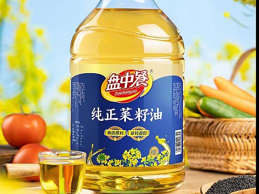 盘中餐 纯正菜籽油 详情页