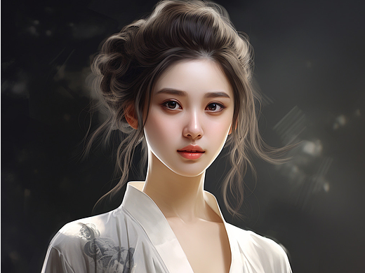 白衣美女（个人主页-ZNjY2OTAwMDA=） - IP形象 - 站酷设计师楚柒666原创素材 - 站酷ZCOOL