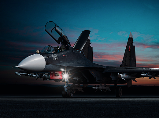 SU-30MKI  CGI  (空中手术刀)
