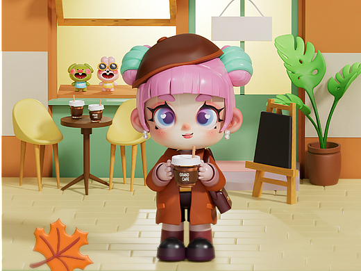 dinlab × 小鱼仔Blender梦幻充能创造营学习作品