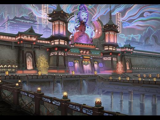 敦煌+赛博 氛围图